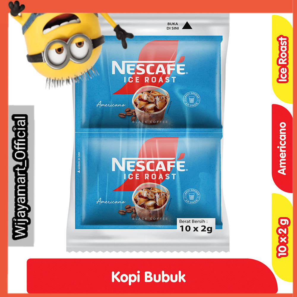 

Nescafe Ice Roast Kopi Instan Americano Bag 10 x 2 g