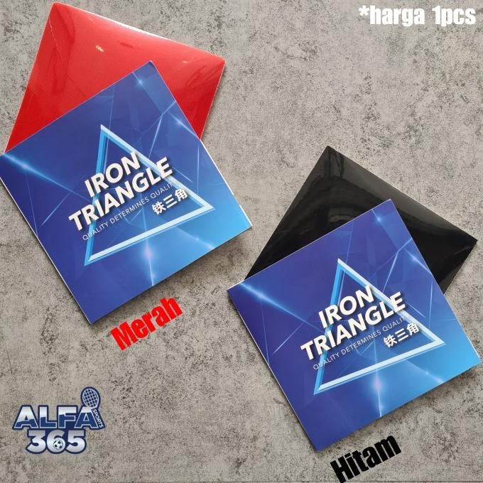 promo karet bet tenis meja iron triangle original - rubber bat pingpong
