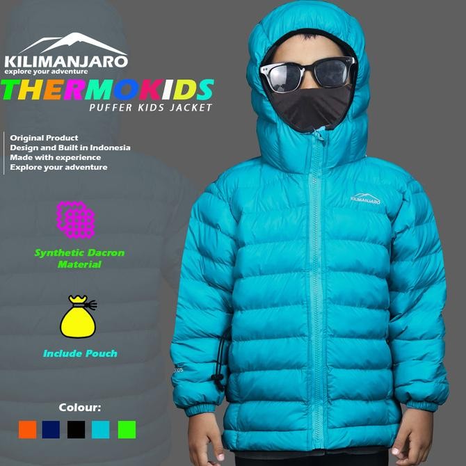 JAKET GUNUNG ANAK KILIMANJARO THERMOKIDS - JAKET GUNUNG GELEMBUNG ANAK