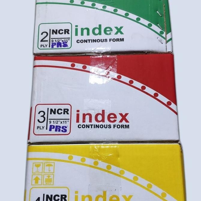 

NEW Kertas Continuous Form 2 Ply 3 Ply 4 Ply PRS INDEX / Kertas Printer