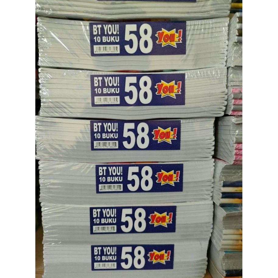 

Sale Buku Tulis You Isi 10 Buku 58 Lembar / Buku Tulis Murah You Isi 58