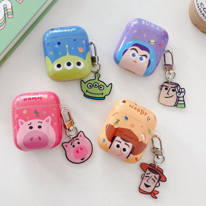 Airpods Case 1 2 3 Pro Toy Story Disney Buzz Lightyear Alien Woody