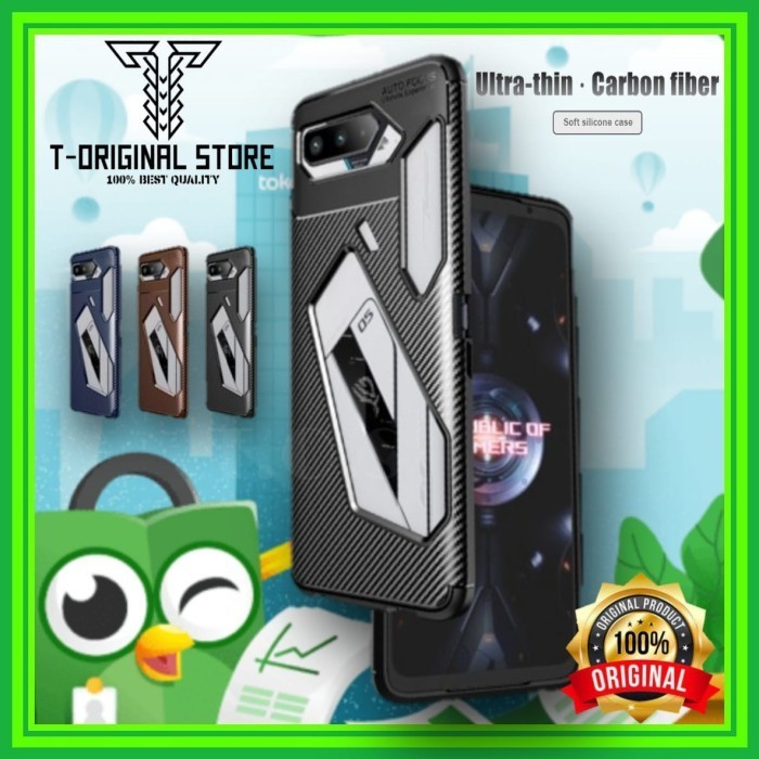 ASUS ROG PHONE 5 / 5S / PRO / ULTIMATE AUTO FOCUS CARBON SOFT TPU CASE