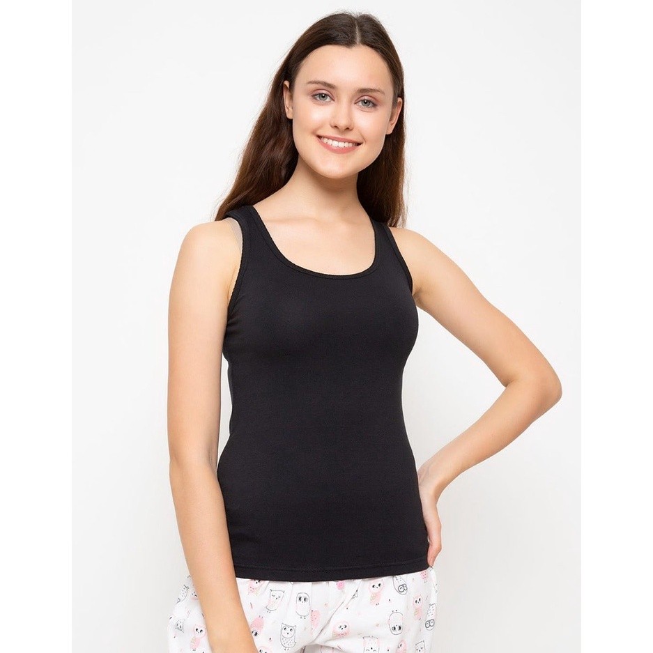 Matahari - Nevada Tanktop Plain Picot Wanita