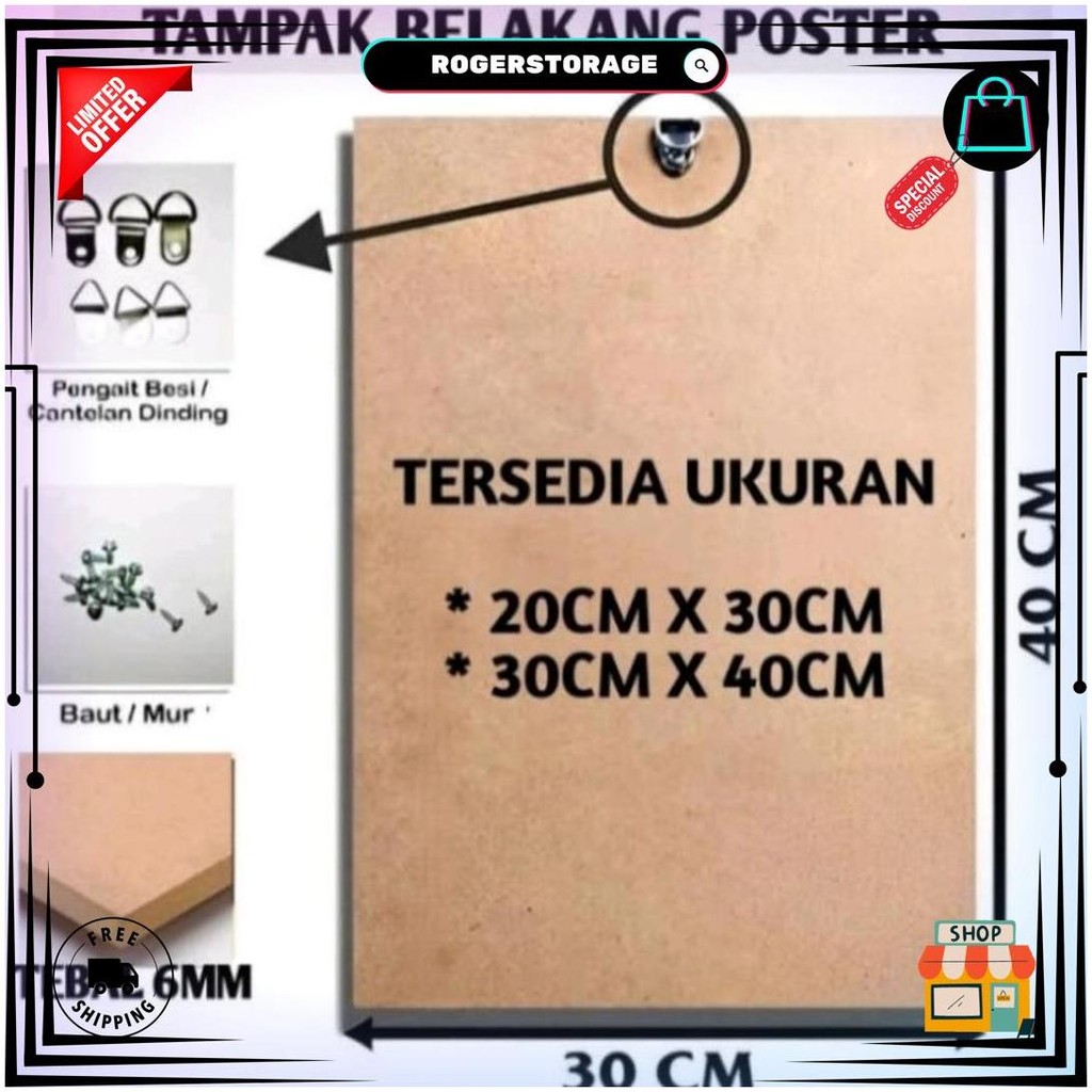 Hiasan Dinding Poster Bapak Prabowo Subianto Untuk Walldekor Atau Dekorasi Dinding D Promo 10.10