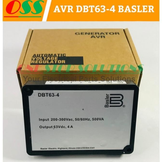 Avr Genr Dbt63-4 Dbt 63-4 Basler Avr Genset
