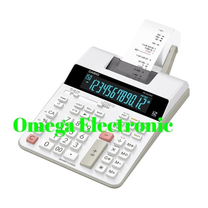 

BEBAS ONGKIR - Casio FR-2650RC - Printing Kalkulator Calculator Struk Kertas FR 2650