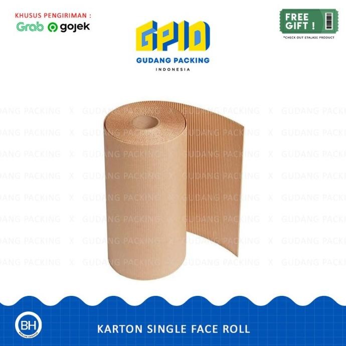 

BEBAS ONGKIR - (GOSEND/GRAB) Karton Lembar / Single Face Tinggi (25-160 cm) x 40 m