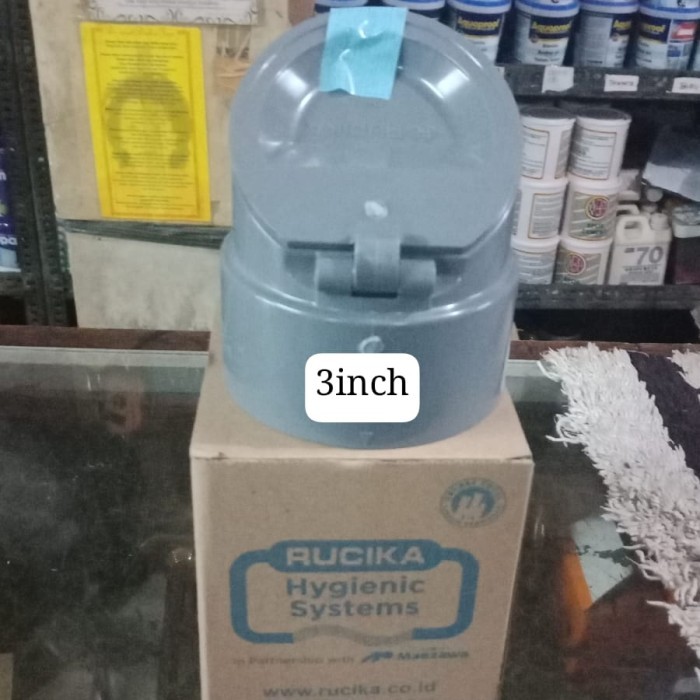 BACKFLOW VALVE 3" INCH RUCIKA PVC