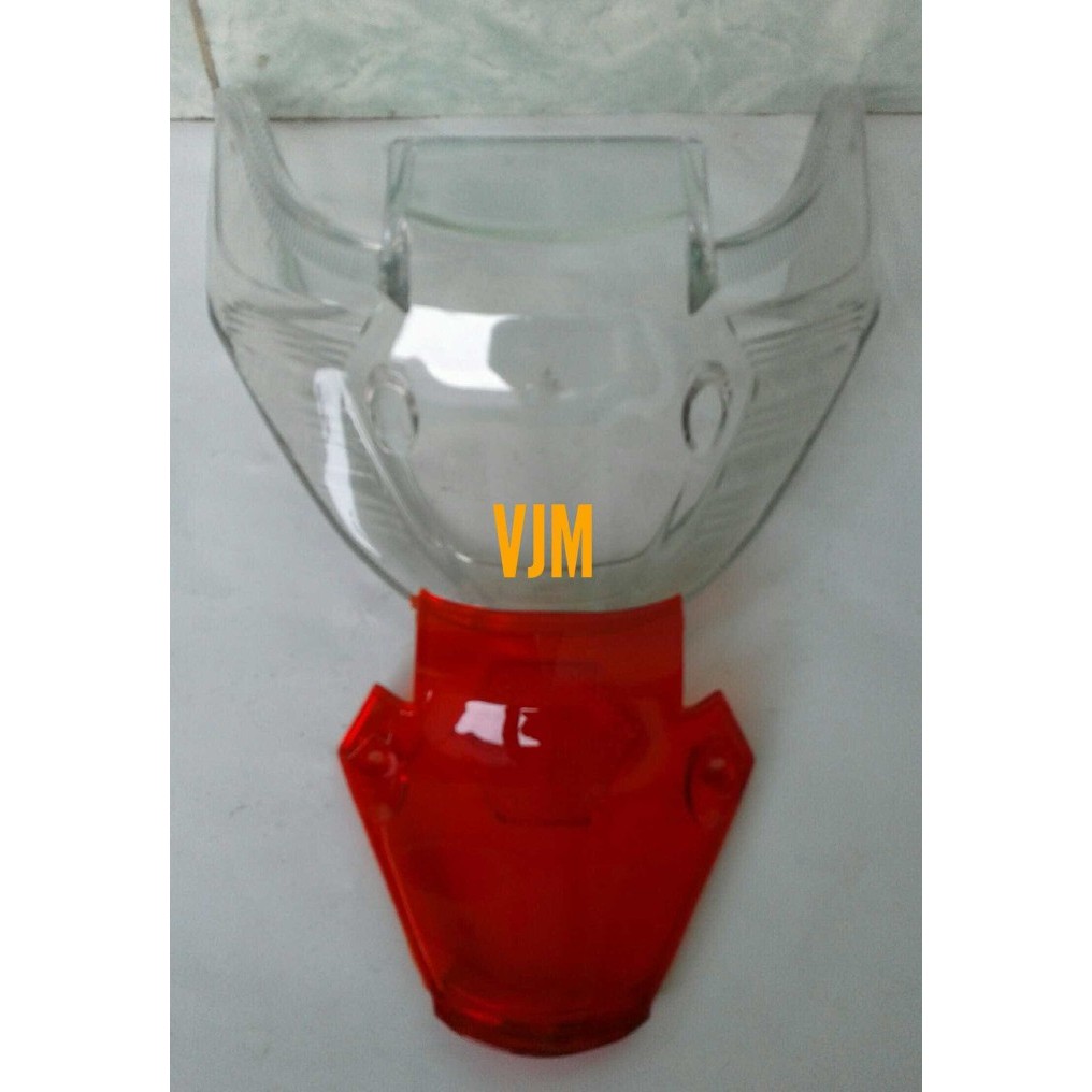 MIKA KACA LAMPU STOP REM BELAKANG LUAR DALAM MERAH PUTIH SMASH NEW