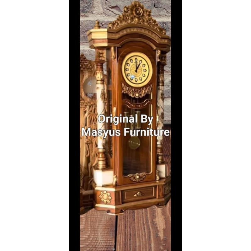 Lemari Jam Motif Marmer | Lemari Tempat Jam | Lemari Jam Dinding | Lemari Jam Kayu | Lemari Jam Band