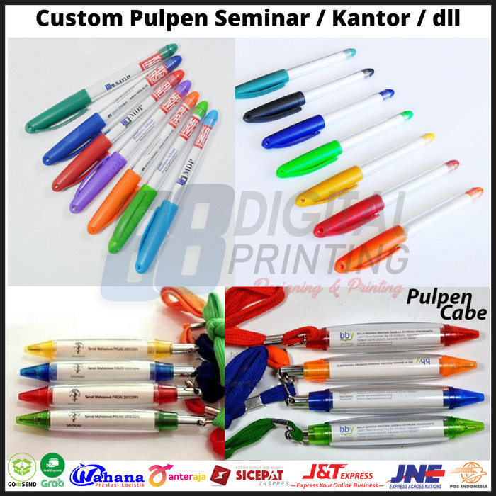 

Terbaru Promo Pulpen Bolpoin Custom Cabe + Pulpen Kantor Pulpen Seminar Custom 100% ori