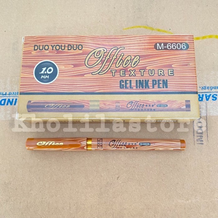 

Terbaru Pulpen Gel OFFICE M-6606 1.0mm isi 12 pcs 100% ori