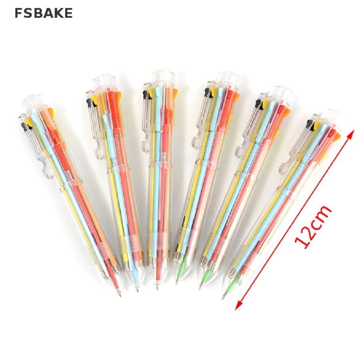 

Terbaru (cxFSBAKE) Pulpen 8 In 1 Warna-Warni Untuk Sekolah / Kantor KCB 100% ori