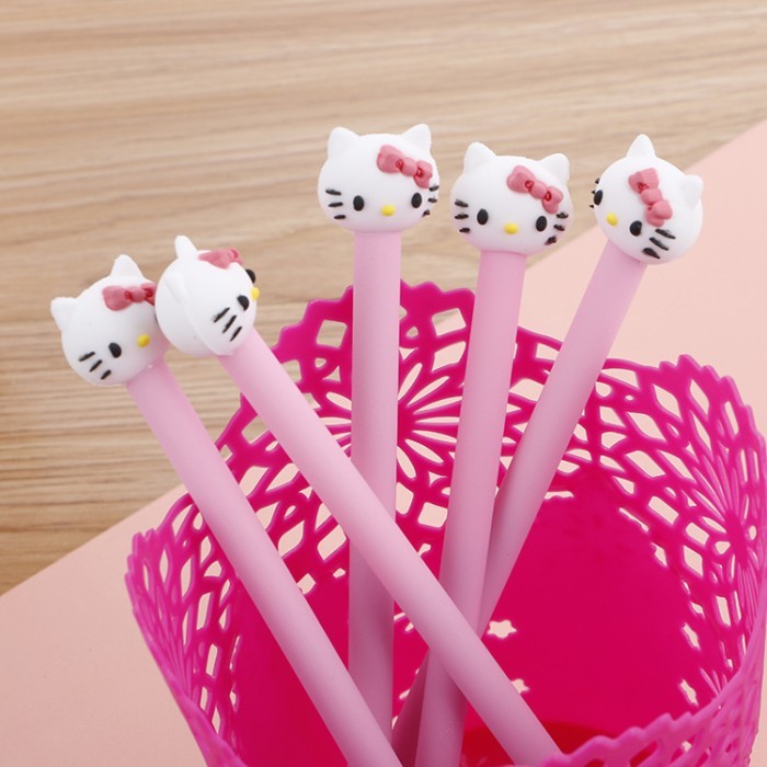 

Terbaru Pulpen Gel Hello Kitty / Pulpen Gel Karakter / Pena Gel Karakter / Alat Tulis Sekolah dan