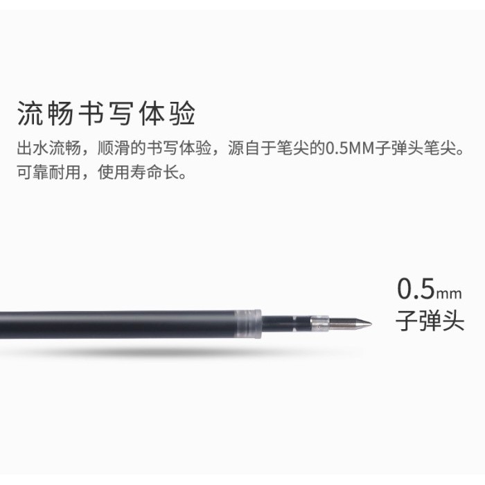

Terbaru 3/6/10Pcs Gel Pens Set Black/red/blue Ballpoint for writing 0.5mm Refills Office Accessories