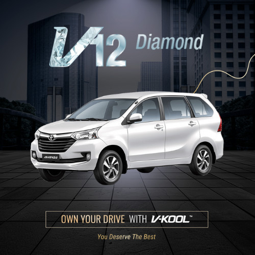 Kaca Film V-KOOL Diamond Series TOYOTA AVANZA Belakang X05