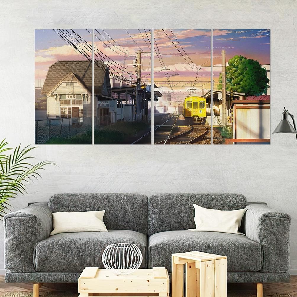[Klassy House] [120x60cm] Wall Decor Pajangan Poster Kayu Hiasan Dinding Lukisan Jepang Pemandangan 