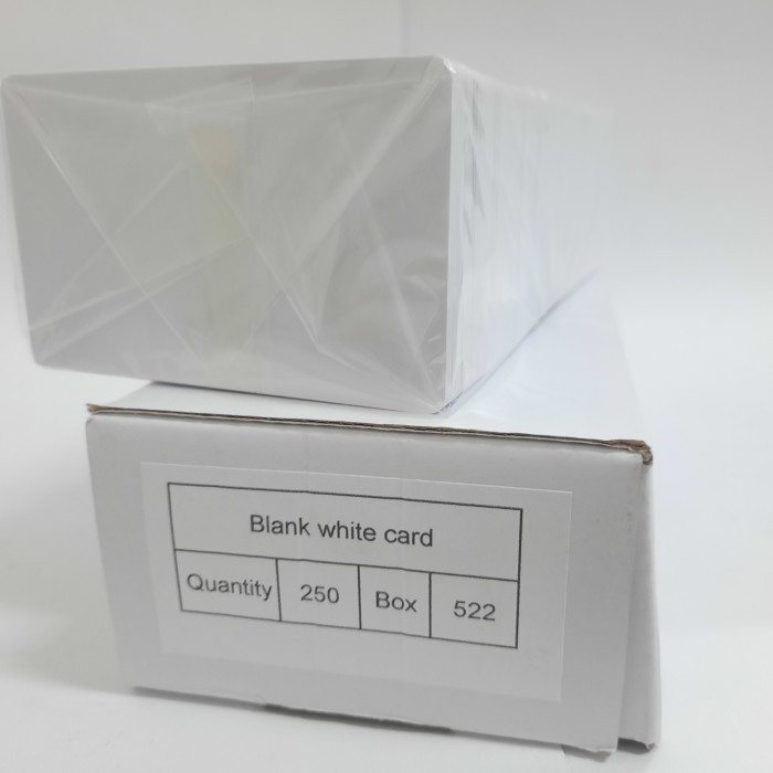 

Kartu Pvc Putih Polos / Blank White Id Card (Box) New