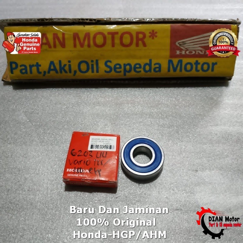 AHM 91051K35V02 LAKER 6203UU VARIO125 150ESP ORIGINAL