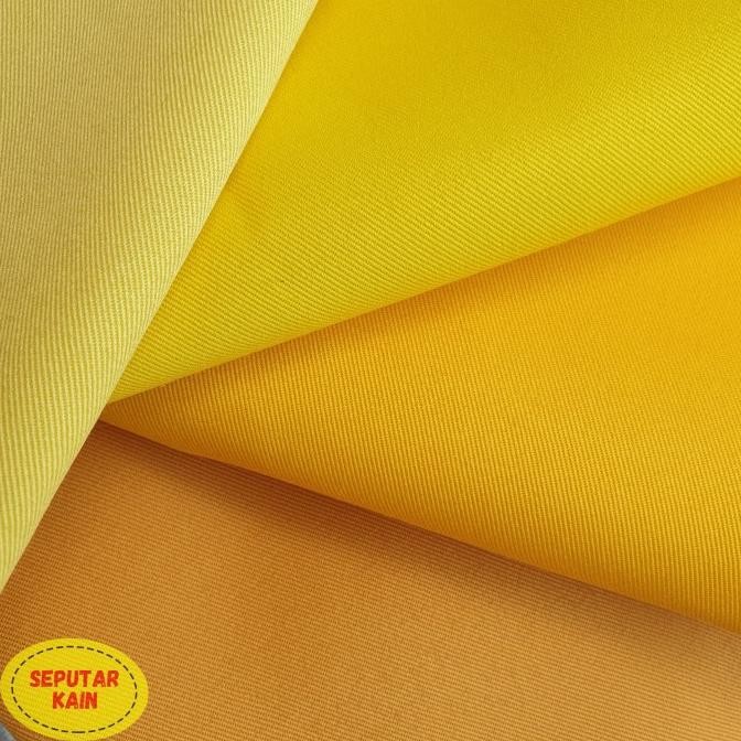 KAIN TWILL POLY/PE (KUNING)