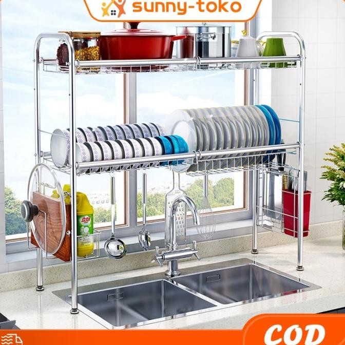 304 Rak Piring Wastafel Stainless Steel / Rak Wastafel Dapur