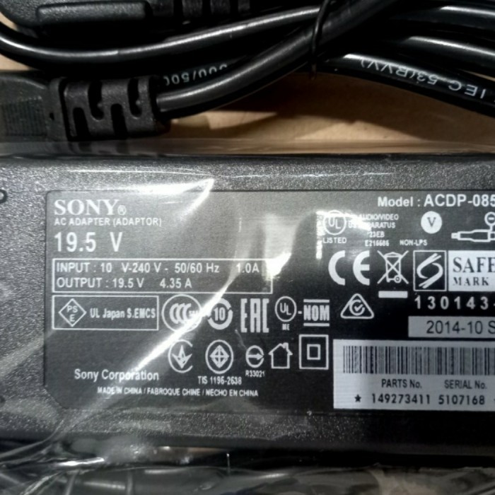 ADAPTOR TV SONY BRAVIA TV SONY 48"50"60" W650D 58W650D 19.5V 4.35A