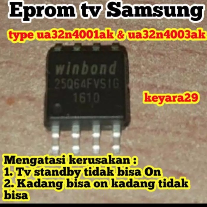 IC EPROM TV LED SAMSUNG UA32N4001AK