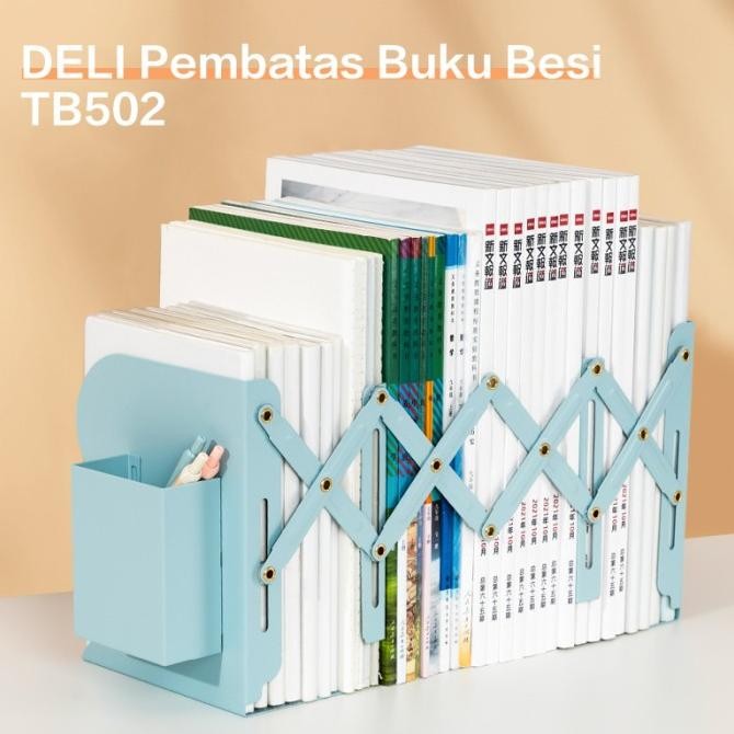 

TERBARU - Grafitti Stationarry - Deli Pembatas Buku Besi Stretch / Book End Deng