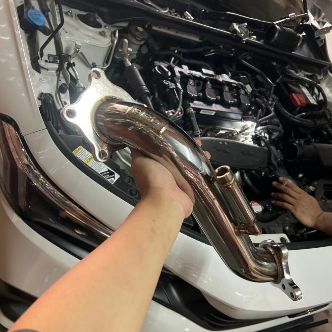 Downpipe Brd Knalpot Honda Civic Turbo Fc Fk & Crv Turbo  Ready