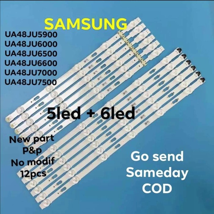 LAMPU LED BL TV SAMSUNG 48JU 48JU6000 48JU6600 UA48JU5900 UA48JU6000
