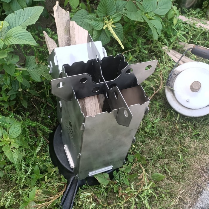 FLASHSALE Rocket Stove /Woodstove / Kompor kayu /Bushcraft /camping /hiking