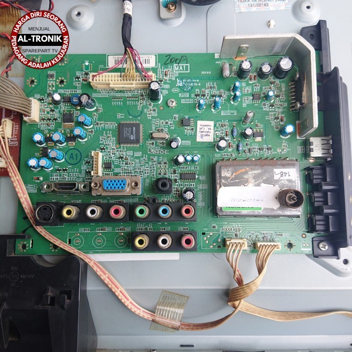 MAINBOARD TV POLYTRON 24 INCH PLM 24B63 MESIN MODUL MOBO MB PLM24B63