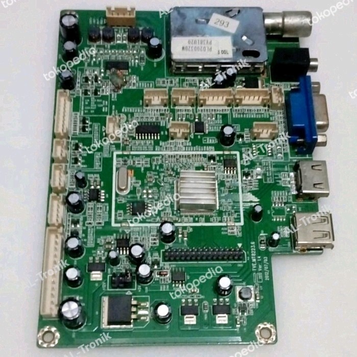 MAINBOARD TV LED POLYTRON 20 INCH PLD 20D302 MODUL MOBO MB PLD20D302