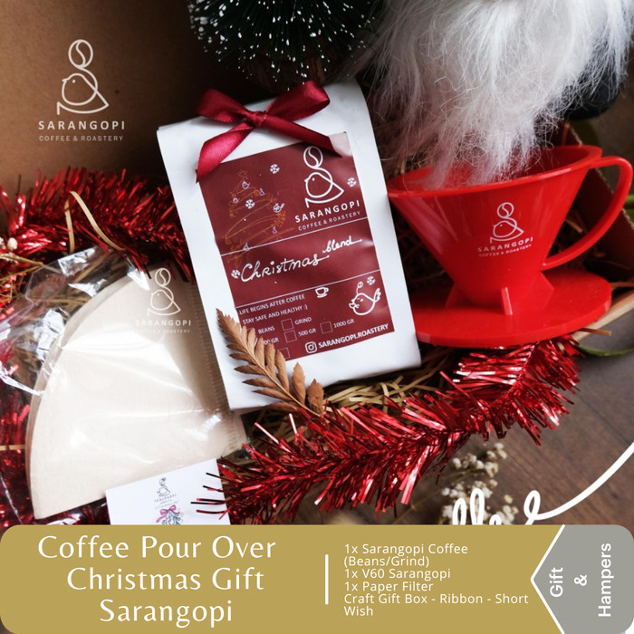 

NEW! Coffee Pour Over Gift Set - Sarangopi Christmas Gift Hampers Kado Kopi Limited