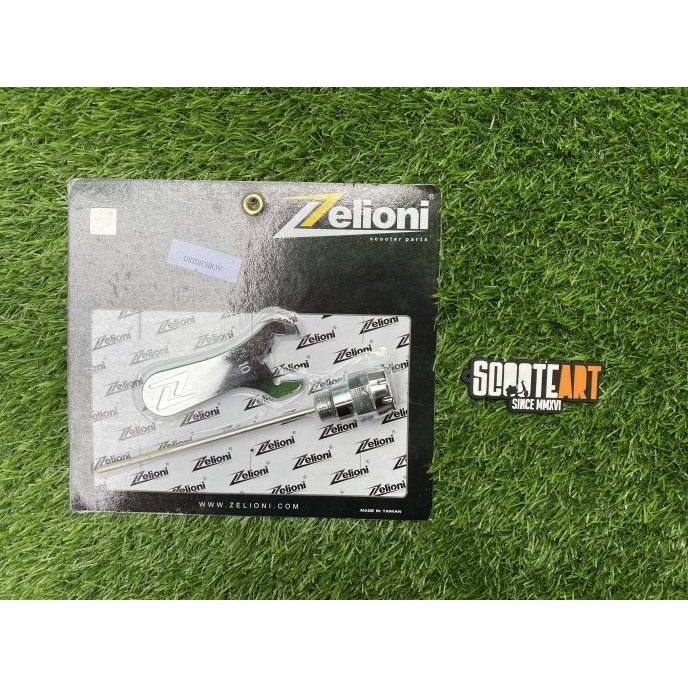 DIPSTICK OIL TUTUP BENSIN ZELIONI CHROME VESPA SPRINT PRIMAVERA S LX