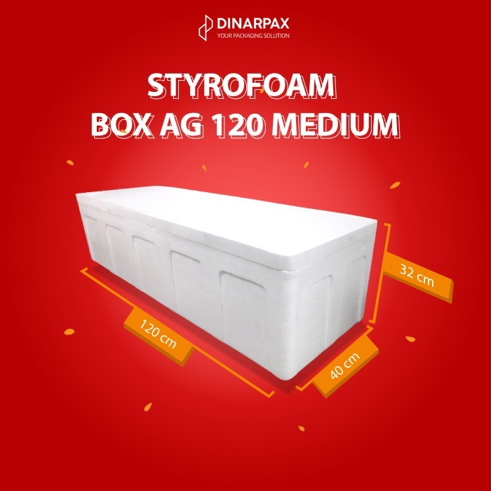 Styrofoam Box AG120 Medium / Dinar Box / Box AG 120 Medium