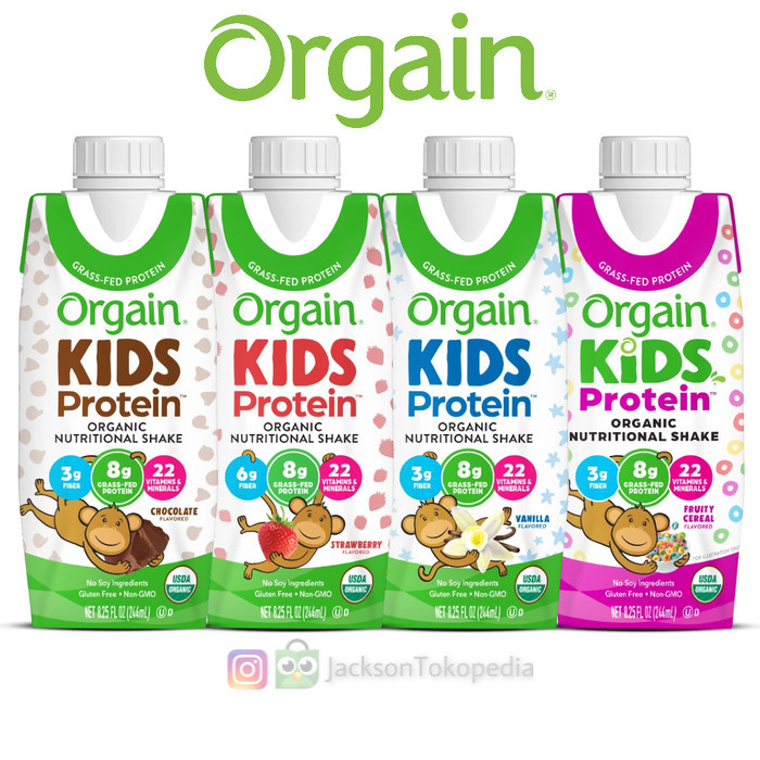 

Orgain Organic Kids Protein Shake Semua Rasa 244Ml / Susu Milk Powder Nutrition Diskon