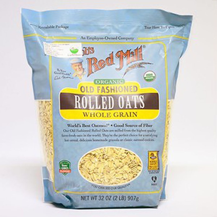 

Bob'S Red Mill Organic Old Fashioned Regular Rolled Oats 907 Gr Terbaru