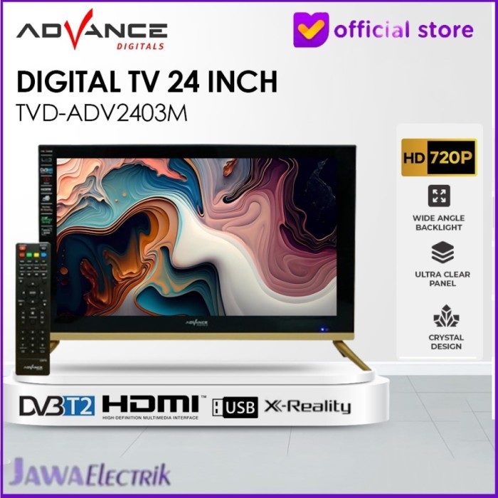 Advance Tv Led Android Tv & Digital Tv 32Inch 27Inch 24Inch 22Inch Terlaris