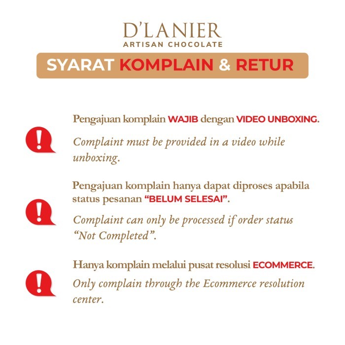 

D'Lanier Yoghurt Chocolate Bundles Terbaru