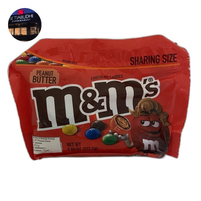 

M&M Peanut Butter Choco Bag 272.2 Gr Diskon