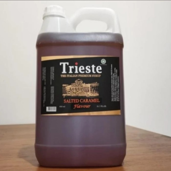 

Trieste Syrup 5 Liter All Varian New