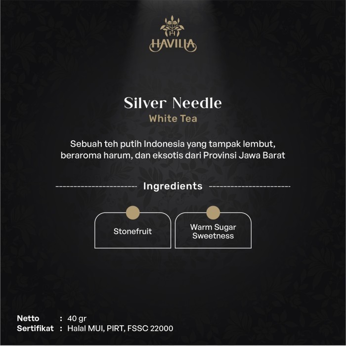 

Silver Needle White Tea / Teh Putih Terbaru