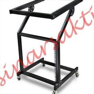 Rak Mixer/Rak Power/Rak Audio 9U ( Bahan Full Besi )