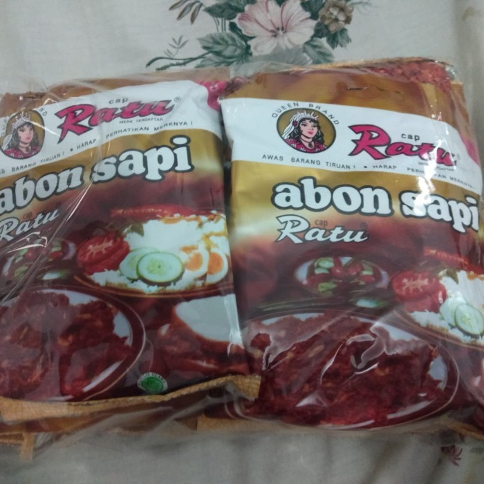 

Abon Sapi Cap Ratu (Grosir Dus An, Khusus Via Grab / Gojek) Diskon