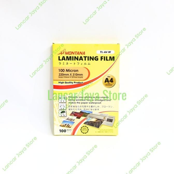 

plastik laminating secure ukuran a4 100 micron laminating film a4 stok terbatas