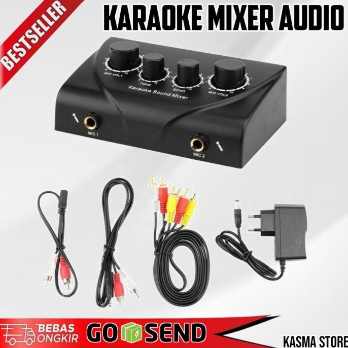 Audio Machine Karaoke Mini Portable Sound Mixer Echo Tone Audio TD-020