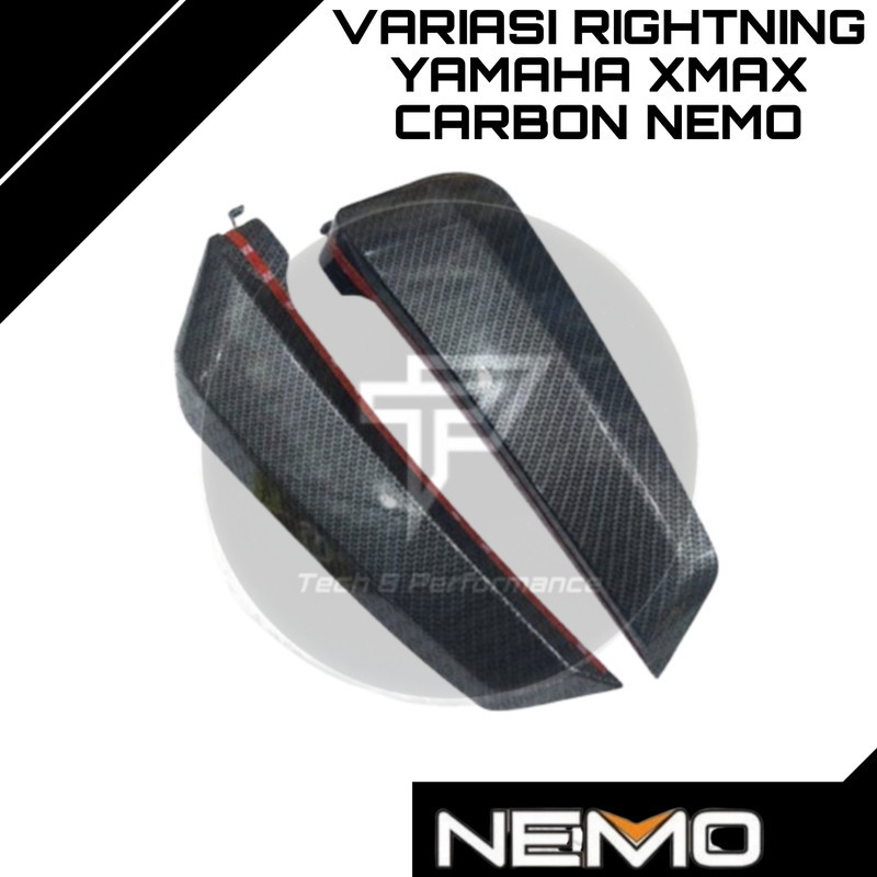Variasi Rightning Yamaha Xmax Carbon Nemo