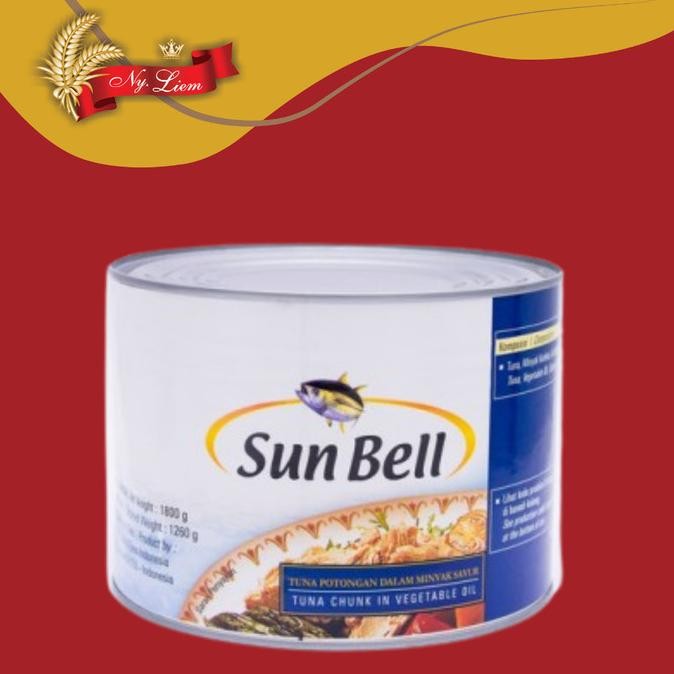 

New Sun Bell Tuna Chunk In Vegetable Oil / Ikan Tuna Potong 1,8 Kg